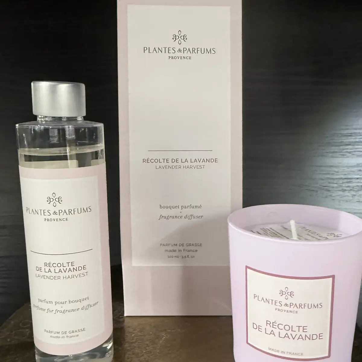 bougie recolte de lavande