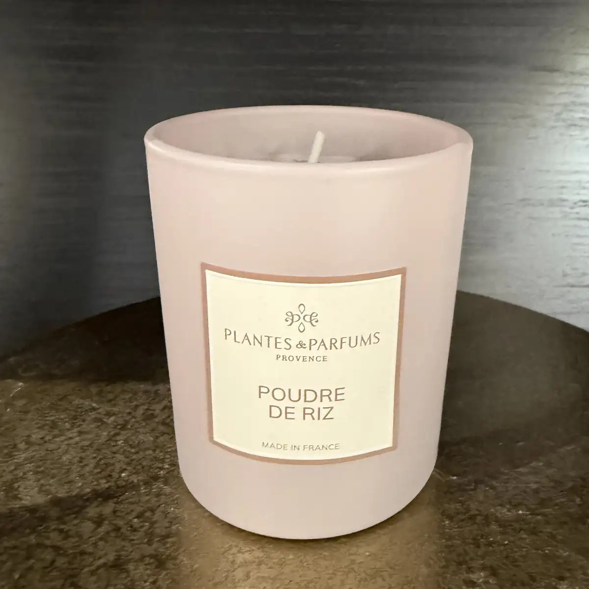 bougie poudre de riz