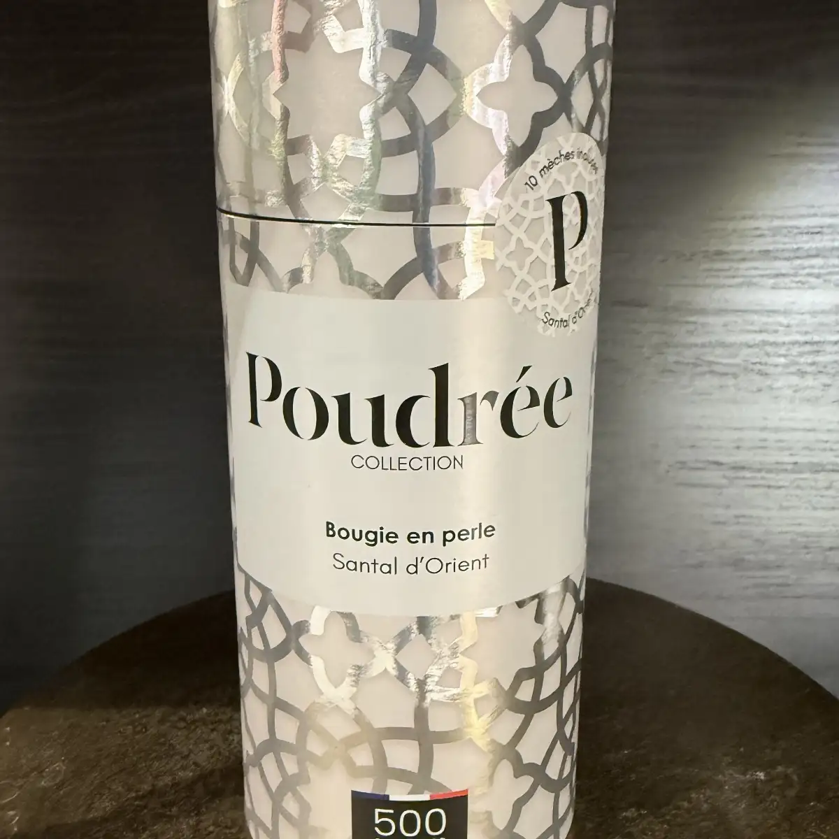 bougie poudrée paris santal d orient